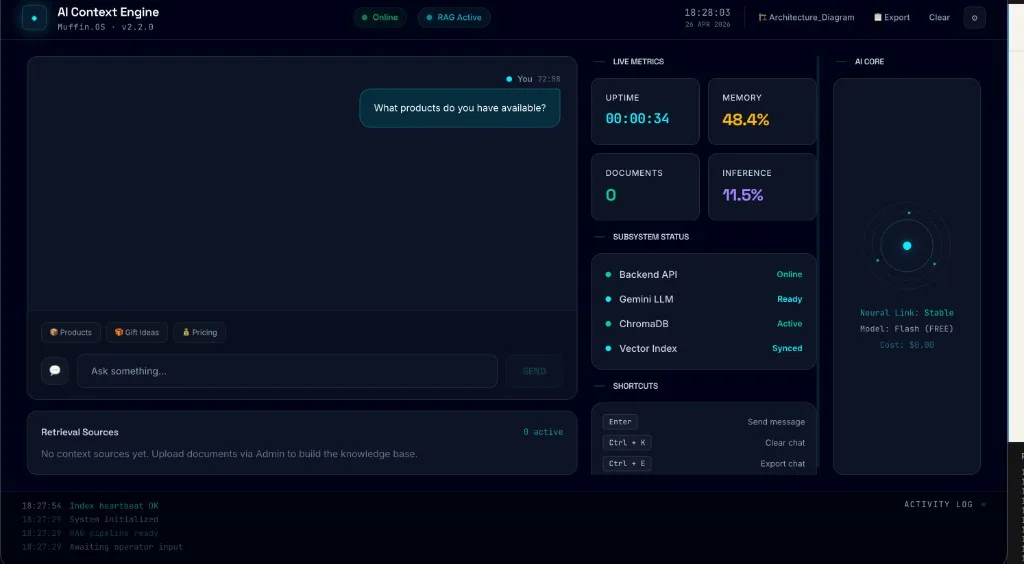 RAG-a-Muffin — AI Context Engine screenshot